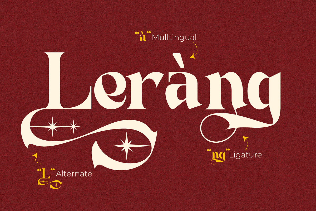 Mofaged - Serif Typeface Font, a Serif Font by Rishsketch (Photo 9 of 15)