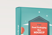 Vertical Food Packaging Box Mockup, a Packaging Mockup by Ram Studio LLC (Thumbnail 3 of 11)