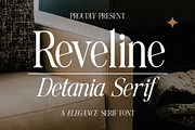Reveline Detania - Elegant Serif, a Serif Font by Lettermine (Thumbnail 1 of 10)