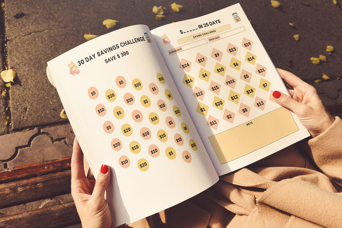 2026 Money Savings Challenge Planner preview 4
