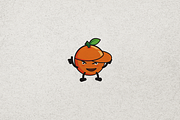 Minimalist Orange Mascot Logo, a Branding & Logo Template by Luxury Logos (Thumbnail 4 of 4)