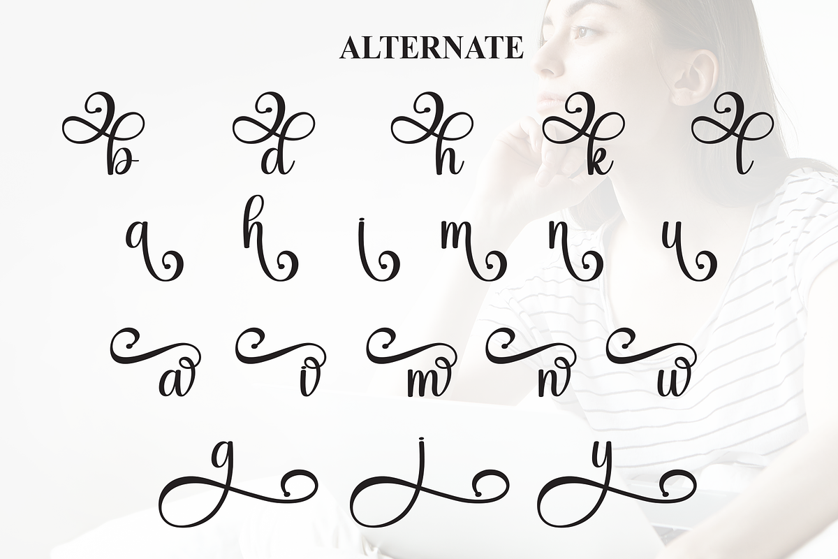 Daydream | Script Font, a Handwritten Font by Scratchones (Photo 8 of 9)