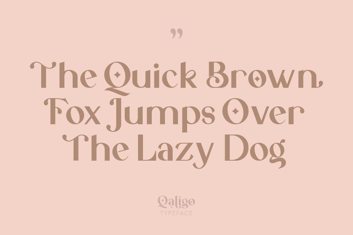 Qaligo Sans | Elegant Font, a Sans Serif Font by Youthlabs Studio (Photo 2 of 18)