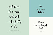 Gullick, a Script Font by vuuuds (Thumbnail 4 of 7)