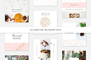 Celebration Instagram Pack, a Social Media Template by Swiss_cube (Thumbnail 1 of 6)