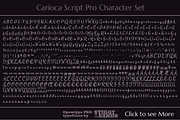 Carioca Script Pro, a Script Font by Stiggy & Sands (Thumbnail 5 of 5)
