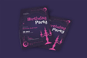Dark Candle Birthday Invitation, an Invitation Template by StreaksideStd (Thumbnail 2 of 2)