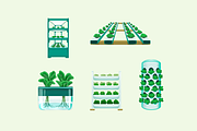 Hydroponic Farming Systems, an Object Graphic by Deemak Daksina (Thumbnail 1 of 3)