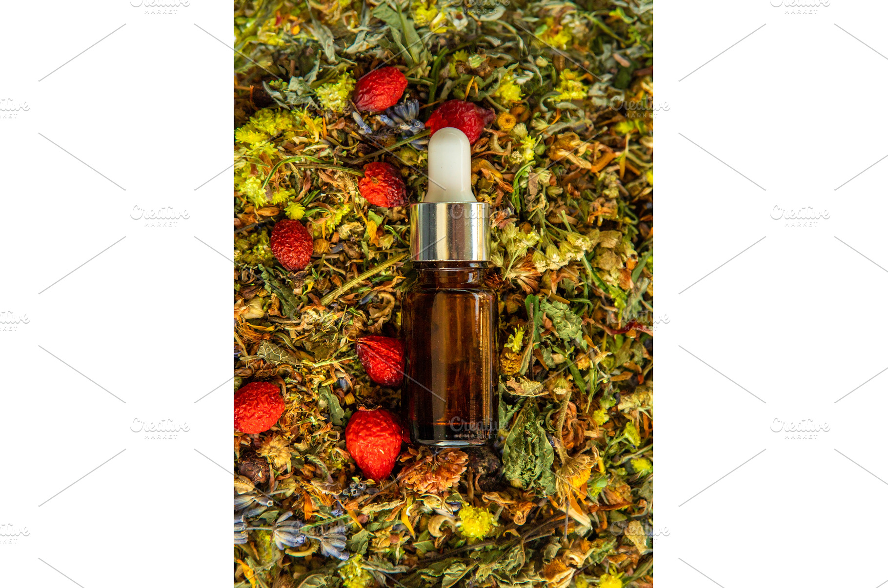 Medicinal herbal extract in a bottle, a Nature Photo by yanadjana