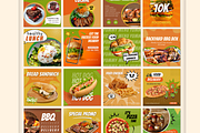 Food Instagram Templates for Canva, a Social Media Template by Sakura Digitals (Thumbnail 5 of 8)
