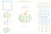 Blue Fall Pumpkins hydrangea, a Graphic by LABFcreations (Thumbnail 2 of 4)