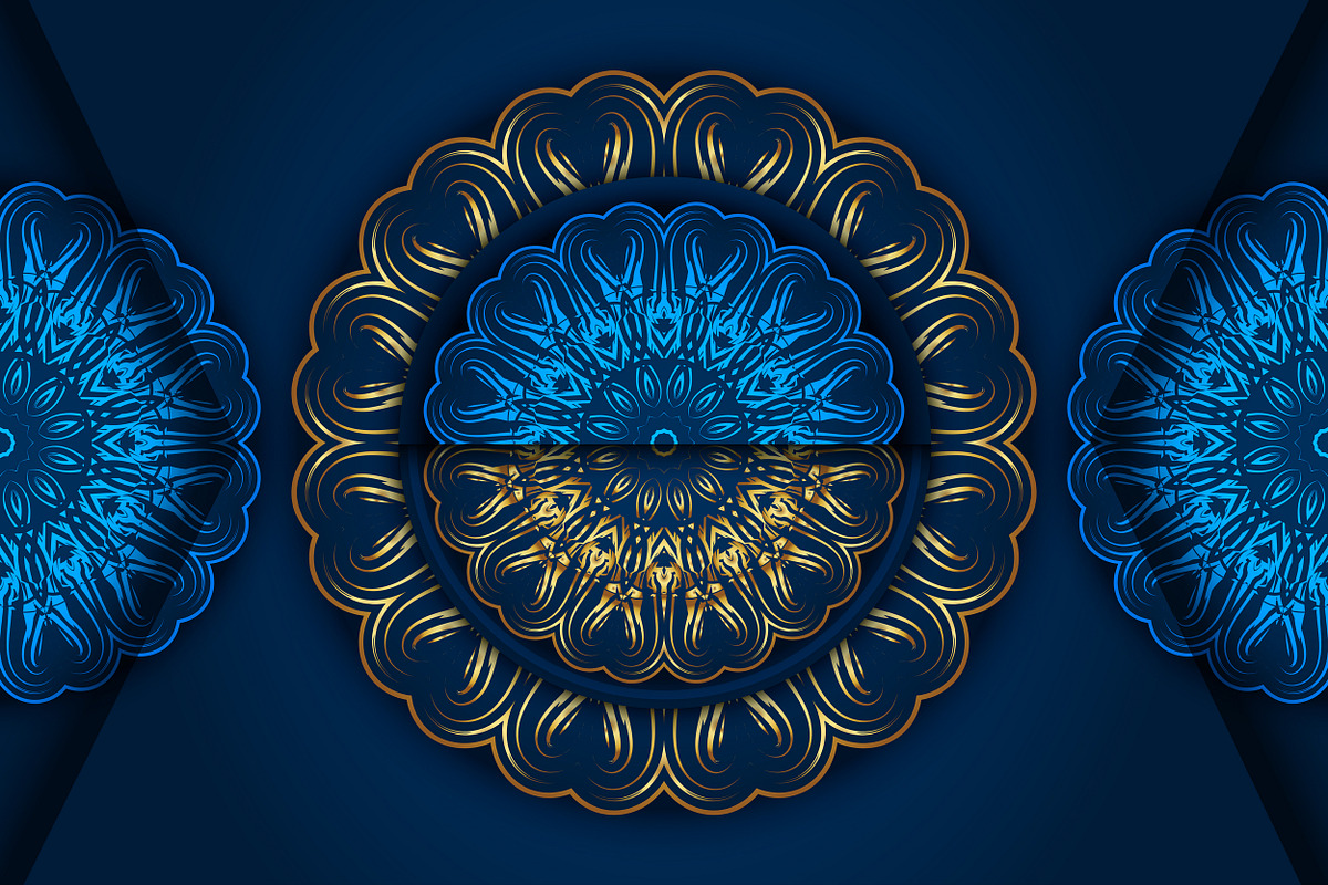 Mandala Oriental Floral art Bundle, a Background Graphic by NJ Himel (Photo 25 of 97)