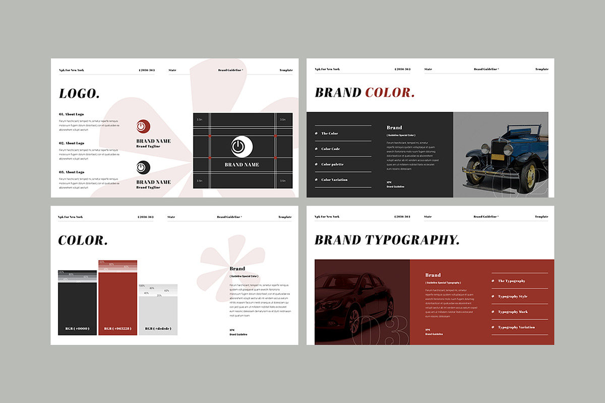 Brand Identity Presentation Template, a Presentation Template by Pixelpick (Photo 3 of 5)