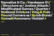 Moderna Grotesque, a Sans Serif Font by Latinotype (Thumbnail 11 of 14)