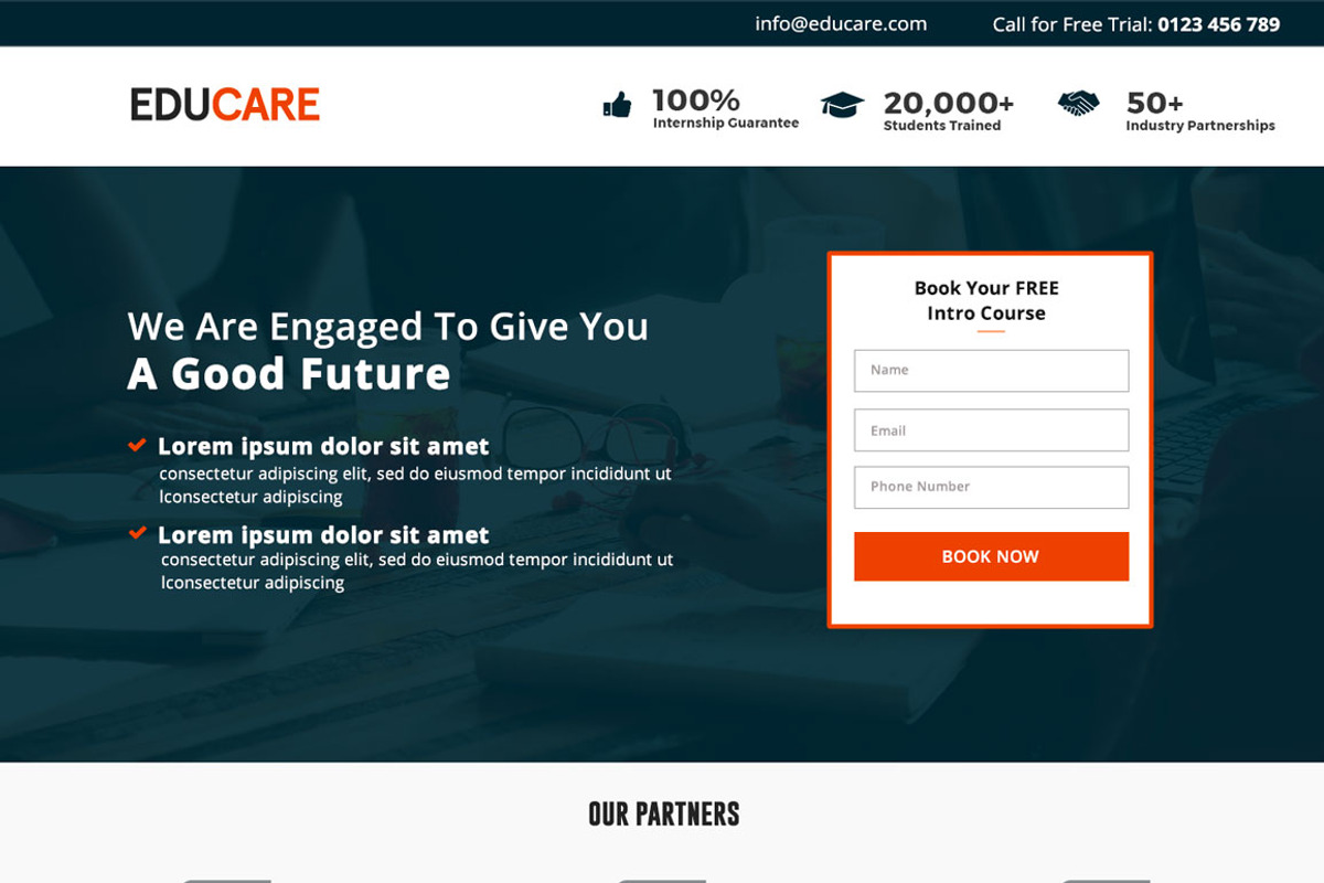 High Converting Landing Page, a Landing Page Template by Apexure Designs (Photo 2 of 6)