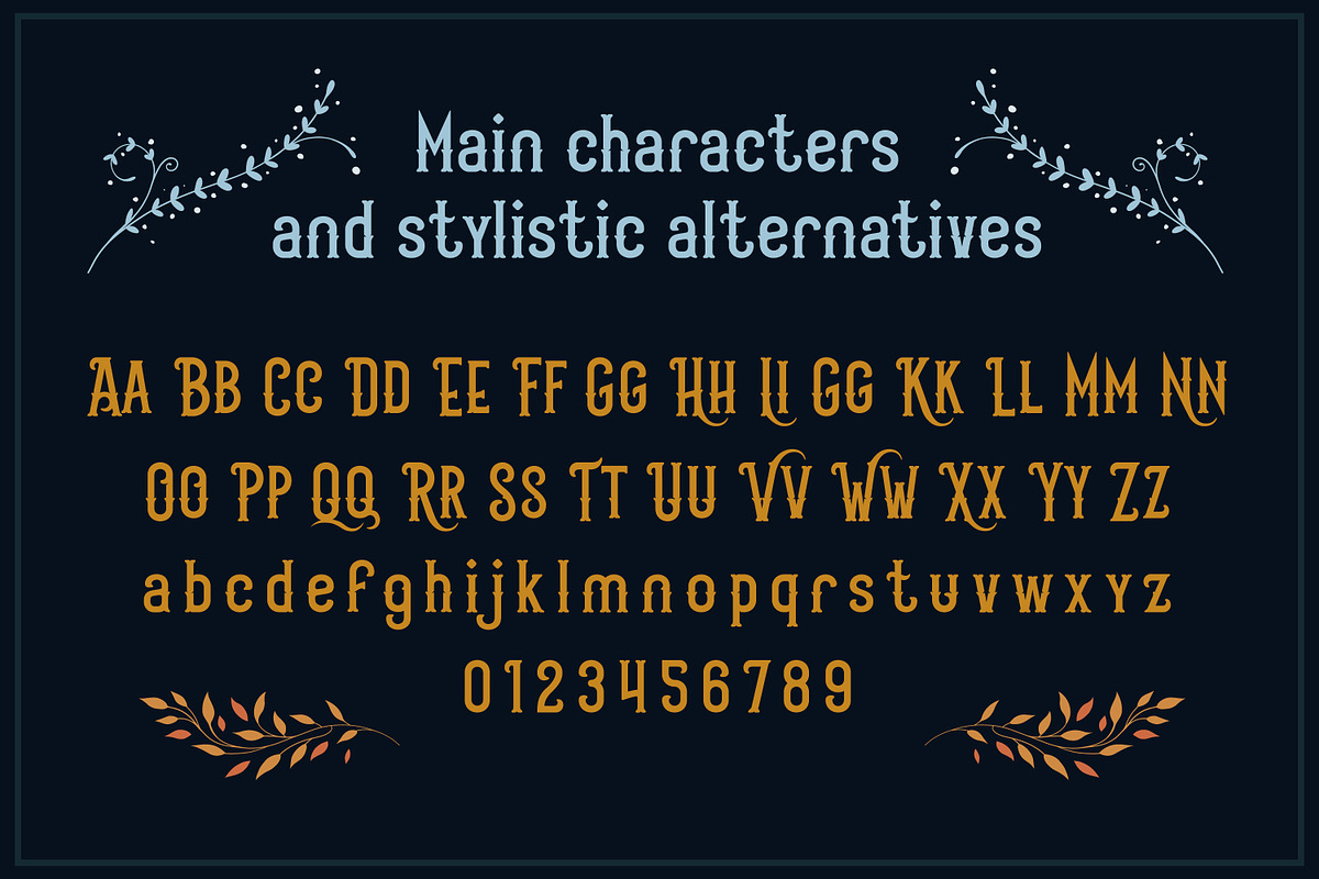 10 Vintage Font Families Bundle #3, a Blackletter Font by Fractal fonts & graphics (Photo 37 of 67)