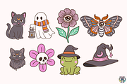 Halloween Cute Spooky Bundle Png Svg, an Object Graphic by HeyLenaArts (Thumbnail 3 of 11)