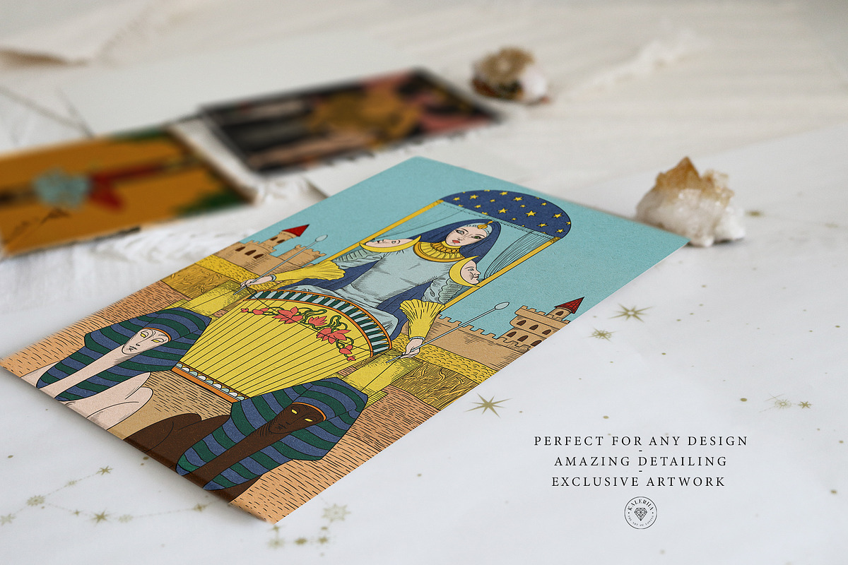 Tarot Sun & Moon Major Arcana Set, an Object Illustration by Kaleriia (Photo 5 of 8)