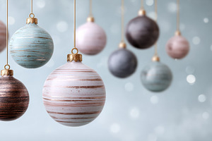 Decorative ornaments hanging in view, a Photo by Beautiful things