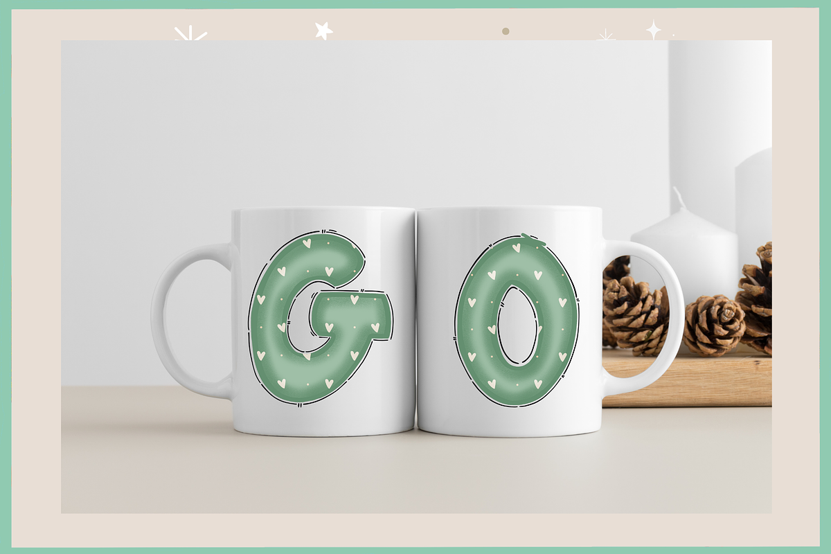 Christmas color set1-PNG fonts, a Symbol Font by It me digital art (Photo 8 of 14)