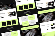 Figma Business Landing Page, a Landing Page Template by Musara (Thumbnail 2 of 6)