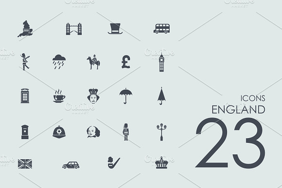23 England Icons