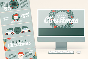 Christmas Web Banner Pack, a Websites & App Template by McLittle Stock