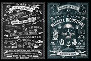 Twenty Editable Chalkboard Designs!, a Poster Template by the little wonder shop (Thumbnail 4 of 9)