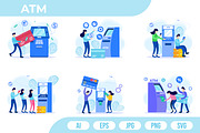 Illustration vector withdrawal, a Finance Illustration by Bilahstudio (Thumbnail 1 of 3)