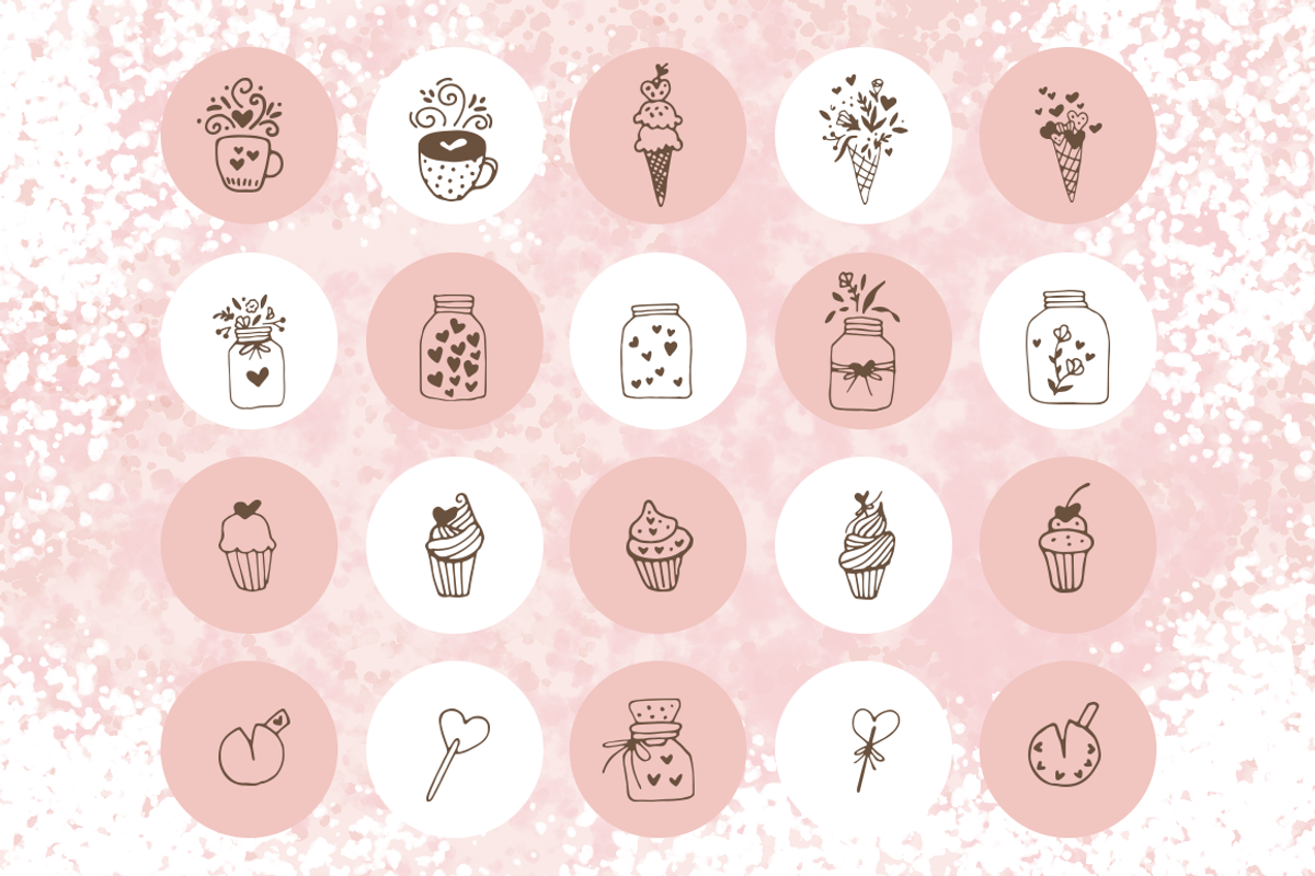 Romantic Hand Drawn Logo Elements, a Food Illustration by By Kerri Ann (Photo 4 of 11)