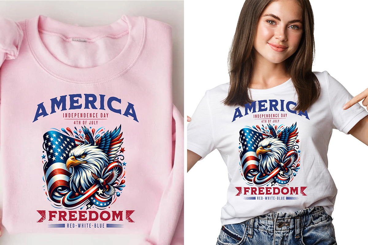 4th of July Eagle American Freedom, a Seasonal Illustration by Creative Arslan (Photo 5 of 6)