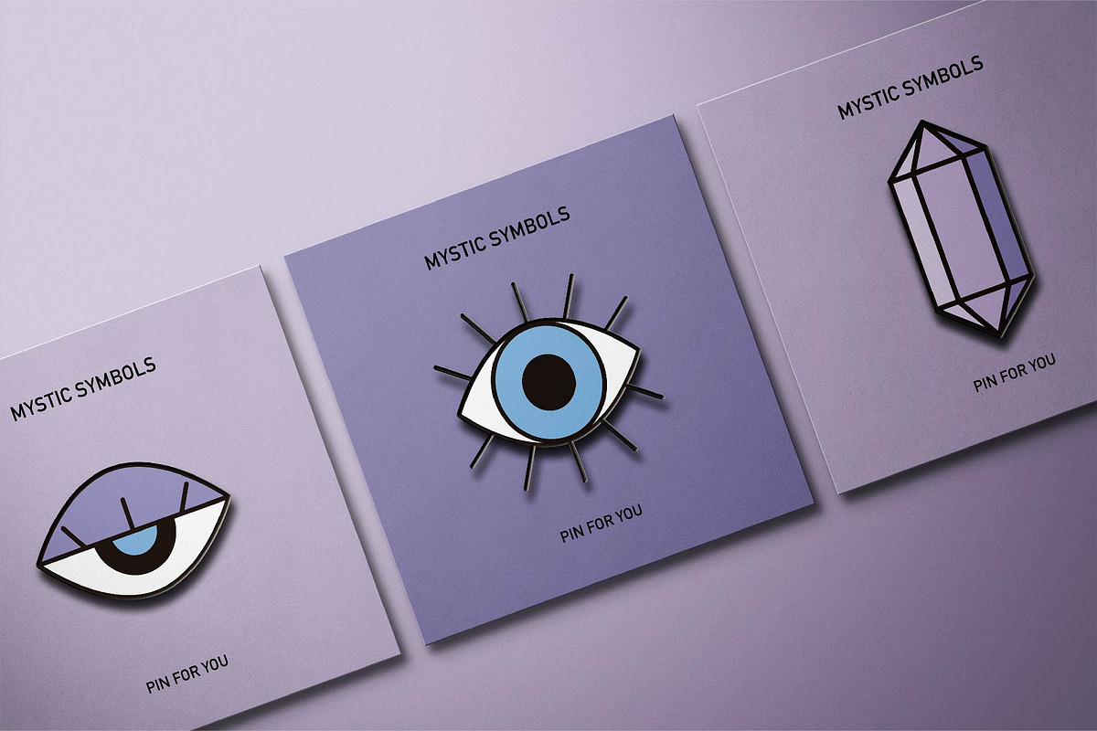 Crystals and Evil Eye illustrations, a Background Graphic by illustrator_natalie (Photo 7 of 11)