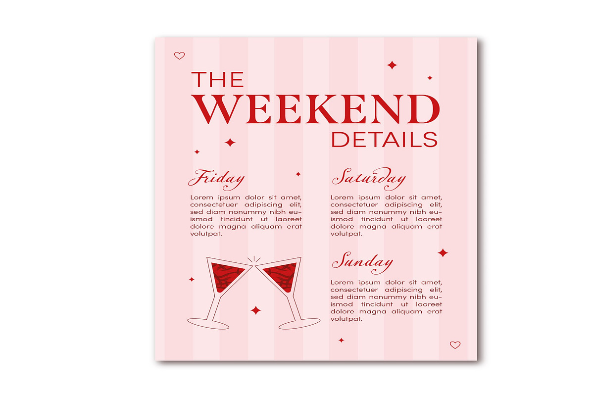 Bride To Be Weekend Invitation, a Templates & Theme by studiogstock (Photo 3 of 3)