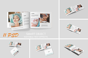 A4 Landscape Magazine Mockup, a Magazine Template by Difa Design