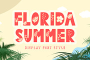 Florida Summer, a Handwritten Font by Yoga Letter (Thumbnail 1 of 6)