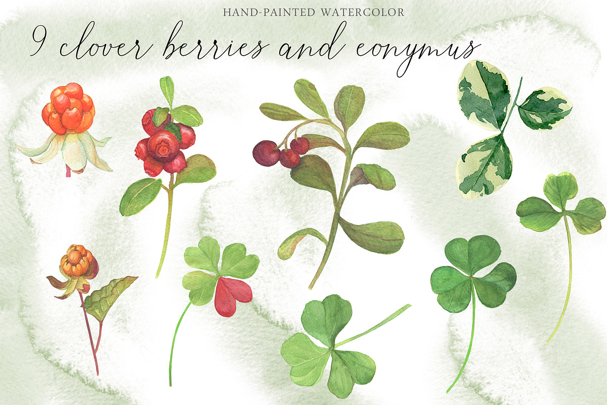 Watercolor: set of forest elements, a Graphic by WatercolorAnn (Photo 4 of 13)