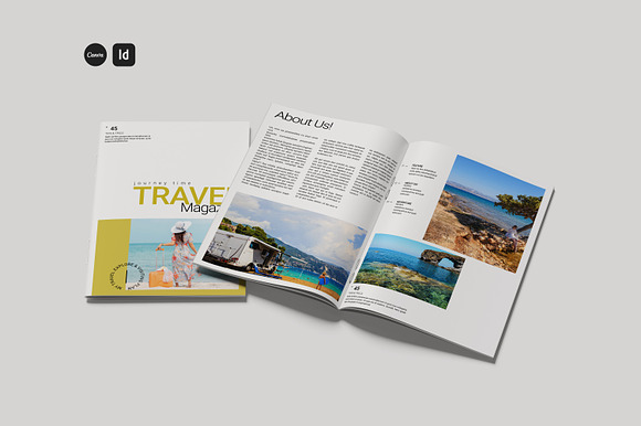 Travel Magazine Template preview 8