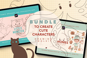 Procreate  Character Bundle 20% Off