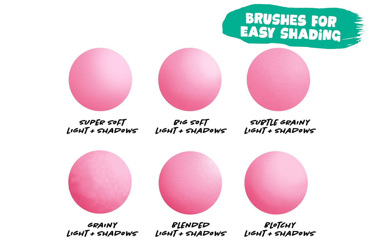 Shading Brushes For Procreate, a Brush Add-On by ArtwithFlo (Photo 11 of 13)