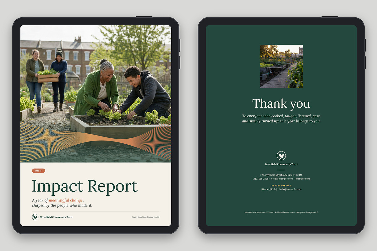 Charity Annual Impact Report, a Brochure Template by BrandPacks (Photo 5 of 6)