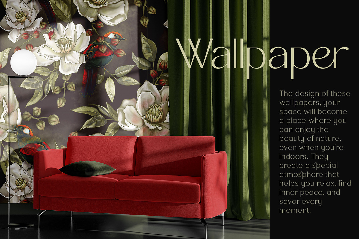 Seamless patterns Song of Magnolia, a Pattern Graphic by Yana Dobrik (Photo 6 of 13)