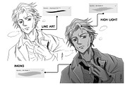 146 Manga Ink Procreate brushes, a Brush Add-On by ProcreateiBox (Thumbnail 4 of 13)