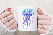 Watercolor Seaside Whispers Clipart, an Illustration by Sublimation Artist (Thumbnail 5 of 6)