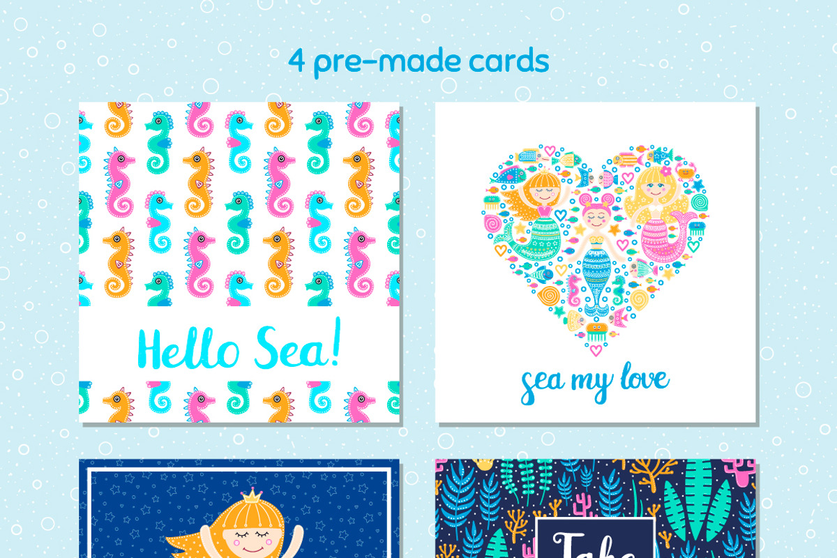 Sea My Love. Clip Art Set., an Illustration by Fairy dreams (Photo 6 of 9)