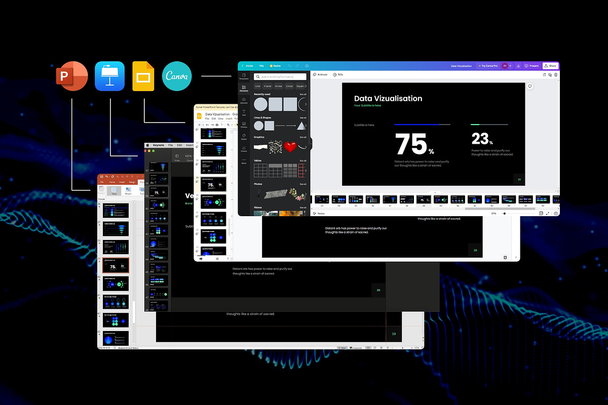 Data Visualization - Presentation, a Presentation Template by MNML Agency (Photo 6 of 57)