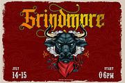 Grindmore, a Blackletter Font by LetterStock (Thumbnail 4 of 7)