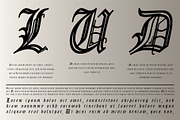 Elastic Gore Old, a Blackletter Font by cromatixclassroom (Thumbnail 2 of 5)