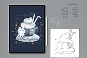 Procreate Sketch Kawaii Stamp Brush, a Brush Add-On by MISTstudioDesign (Thumbnail 8 of 10)