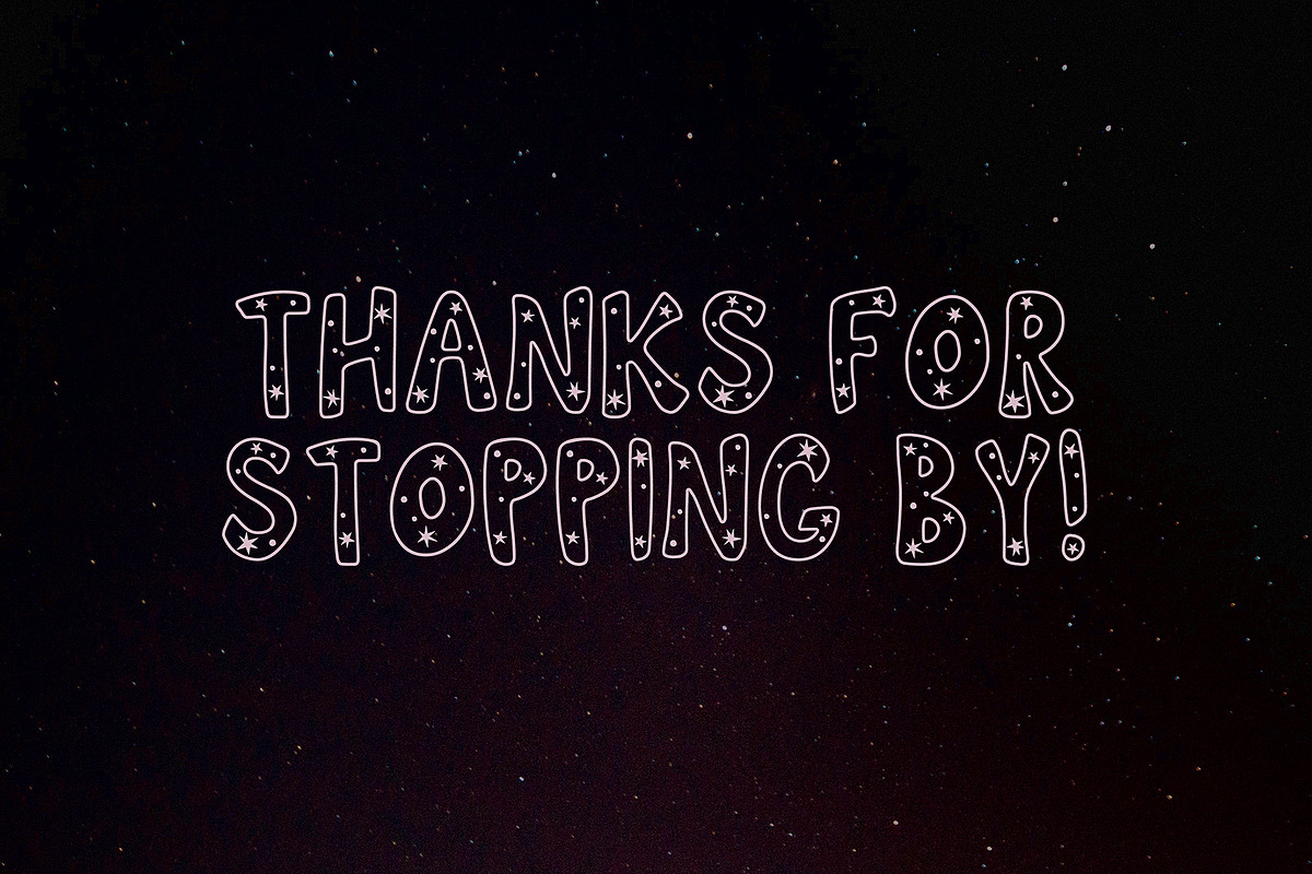 Lovers Stars Fabulous Fonts, a Font by Anastasia Cuza (Photo 9 of 9)