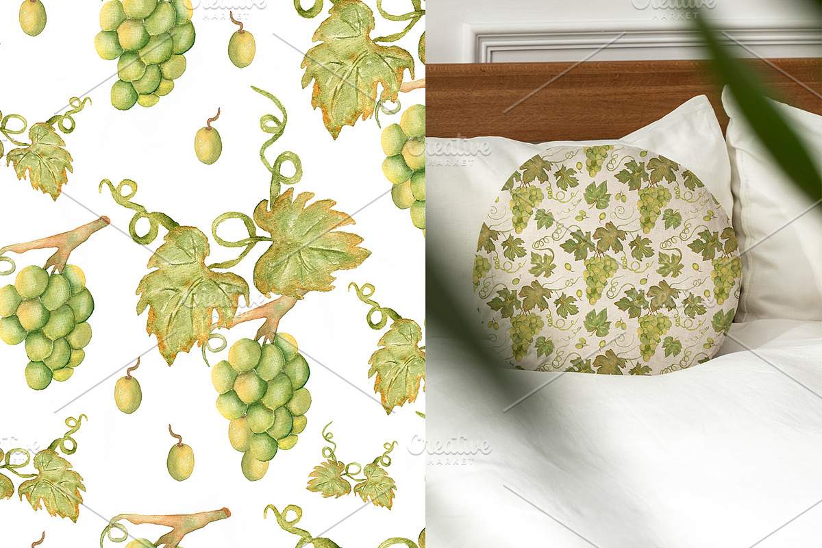 Watercolor Grapes, a Food Illustration by MayaNavits (Photo 14 of 15)